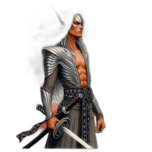 sword, staff, weapon, fantasy art transparent PNG cut-out