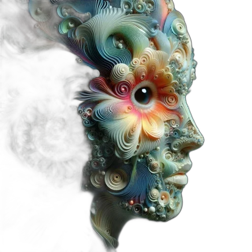 mask, face, crown, flower transparent PNG cut-out