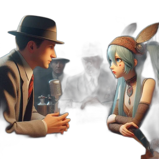 hat, concept art, anime, comic book art transparent PNG cut-out