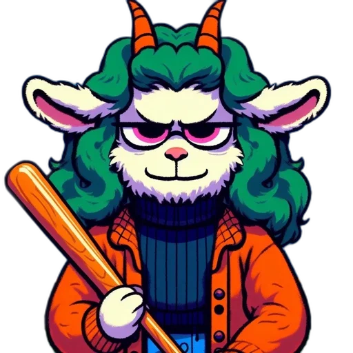 staff, jacket, animal, pixel art transparent PNG cut-out