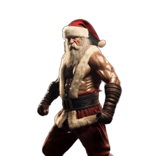 concept art, 3d render, pixel art, muscular transparent PNG cut-out
