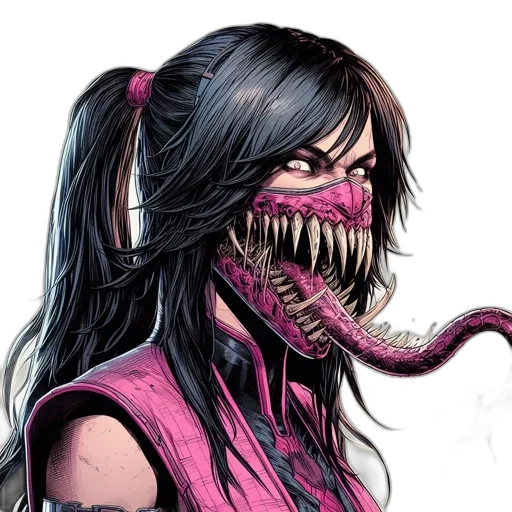 creature, mask, comic book art, concept art transparent PNG cut-out
