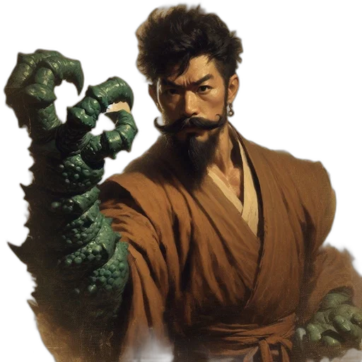 staff, dragon, weapon, mask transparent PNG cut-out