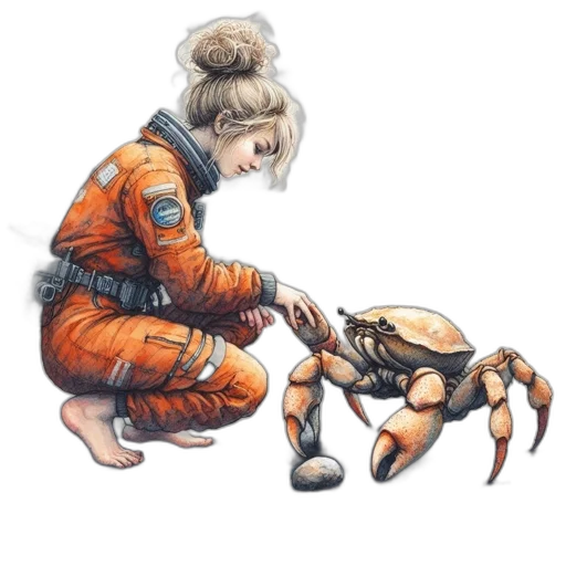 robot, creature, animal, concept art transparent PNG cut-out