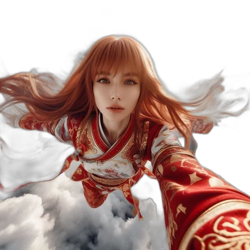 dragon, sword, fantasy art, photorealistic transparent PNG cut-out