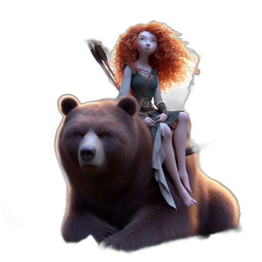 animal, concept art, fantasy art, 3d render transparent PNG cut-out