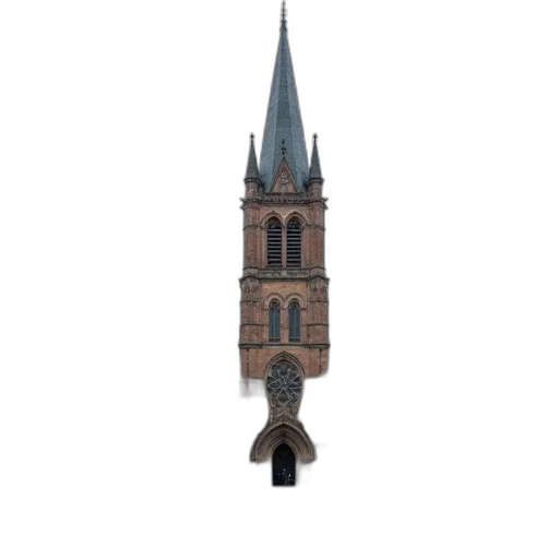 building, umbrella, staff, face transparent PNG cut-out