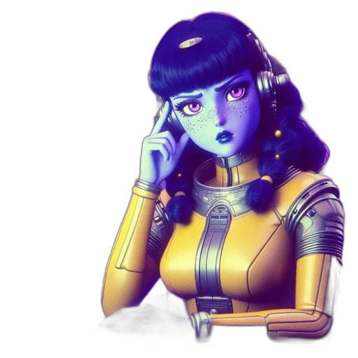 robot, mask, face, fantasy art transparent PNG cut-out