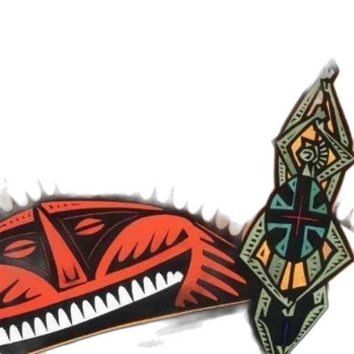 jewelry, staff, sword, dragon transparent PNG cut-out