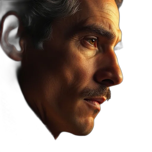 face, mask, photorealistic, concept art transparent PNG cut-out