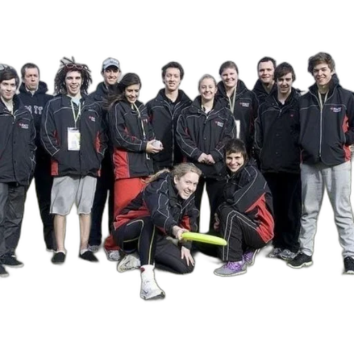 staff, jacket, group, people transparent PNG cut-out