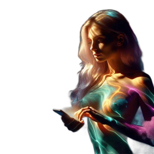 dress, jewelry, fantasy art, concept art transparent PNG cut-out