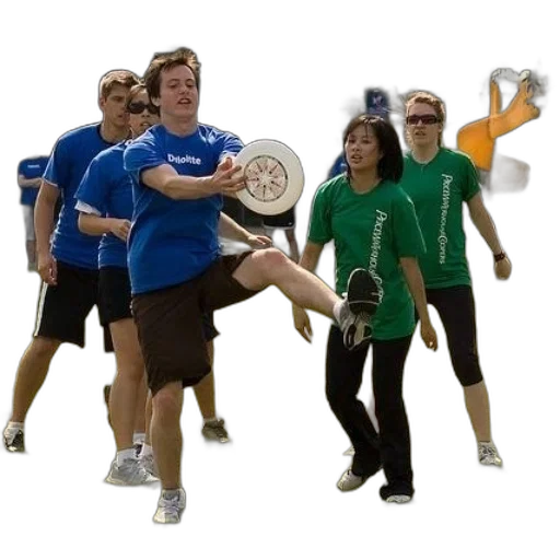 staff, group, people, playing transparent PNG cut-out