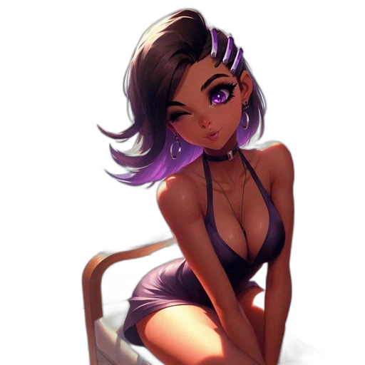 dress, staff, face, concept art transparent PNG cut-out
