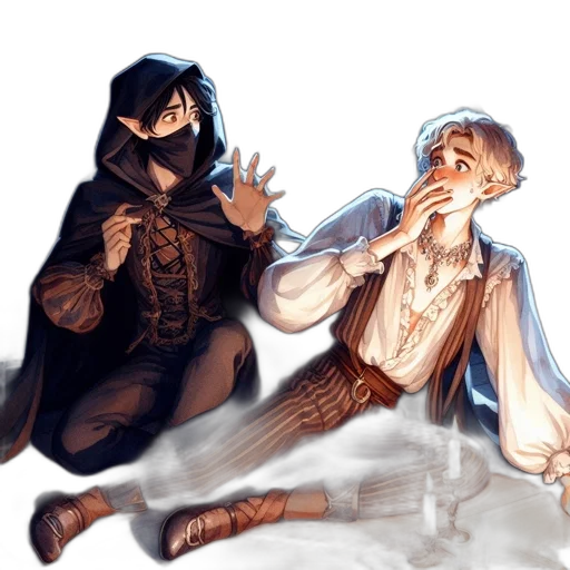 concept art, fantasy art, watercolor, comic book art transparent PNG cut-out