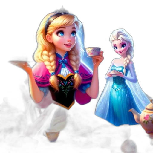 3d render, fantasy art, concept art, cartoon transparent PNG cut-out