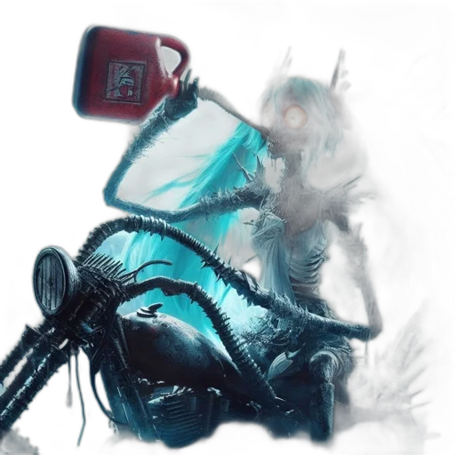robot, creature, bottle, weapon transparent PNG cut-out