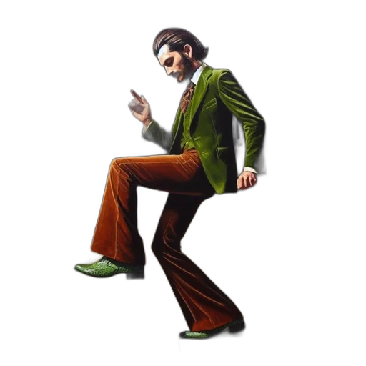 staff, jacket, concept art, 3d render transparent PNG cut-out
