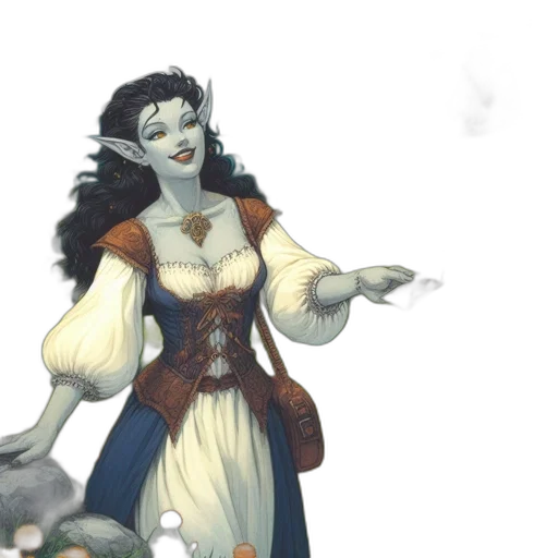 staff, concept art, fantasy art, 3d render transparent PNG cut-out