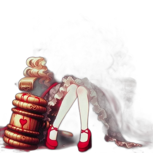robot, dress, weapon, crown transparent PNG cut-out