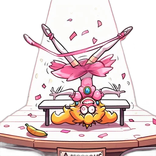 crown, flower, staff, weapon transparent PNG cut-out