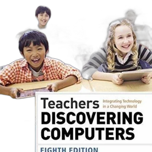 teachers, discovering, computers, integrating transparent PNG cut-out