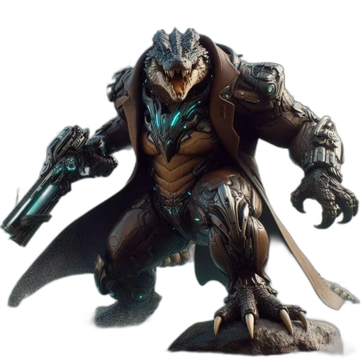 dragon, creature, concept art, 3d render transparent PNG cut-out