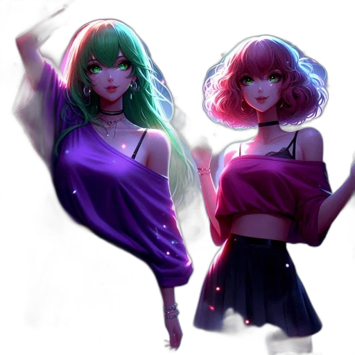 dress, concept art, fantasy art, anime transparent PNG cut-out