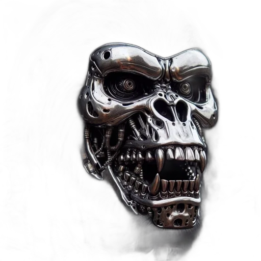 mask, face, robot, creature transparent PNG cut-out
