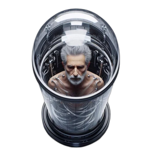 mask, bottle, face, robot transparent PNG cut-out