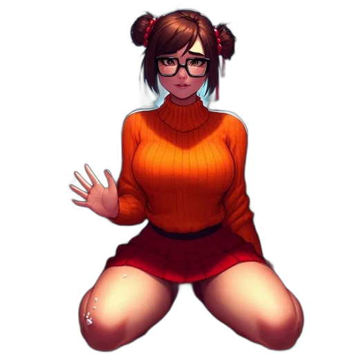 dress, staff, creature, pixel art transparent PNG cut-out