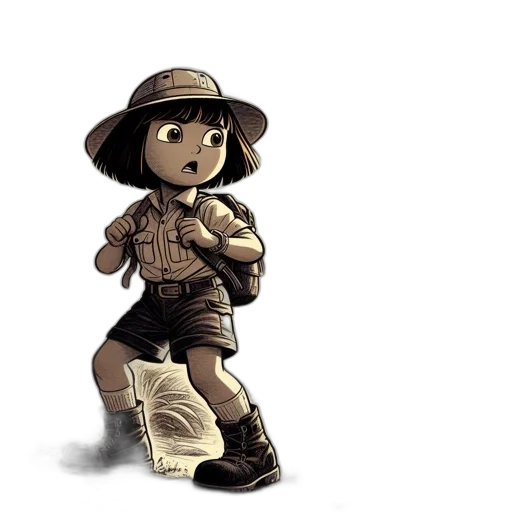 hat, weapon, concept art, comic book art transparent PNG cut-out