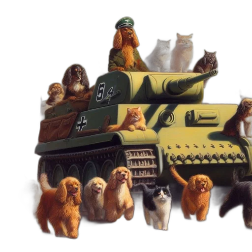animal, weapon, car, concept art transparent PNG cut-out