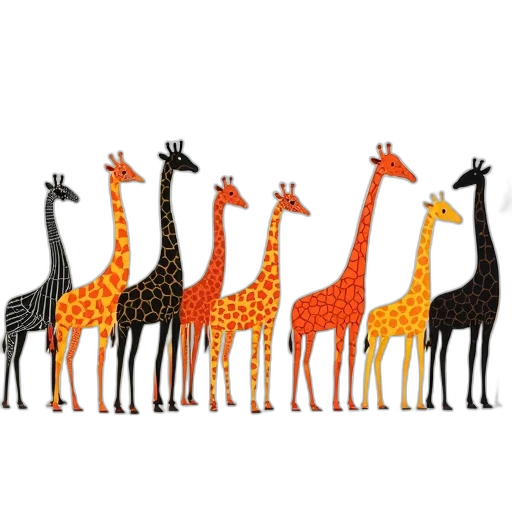 animal, 3d render, concept art, stylized transparent PNG cut-out