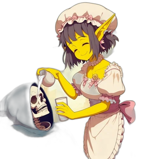 dress, staff, mask, hat transparent PNG cut-out
