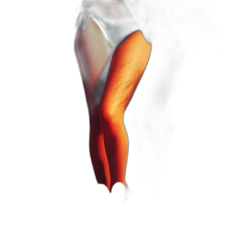 mask, hair, staff, shoes transparent PNG cut-out