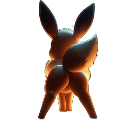 animal, creature, mask, 3d render transparent PNG cut-out