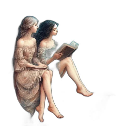dress, furniture, jewelry, fantasy art transparent PNG cut-out