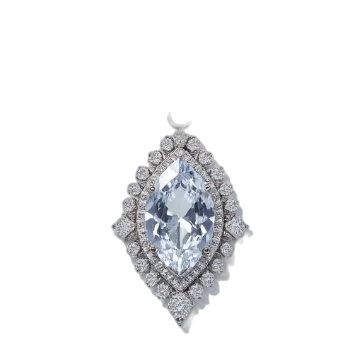 jewelry, crown, white, topaz transparent PNG cut-out