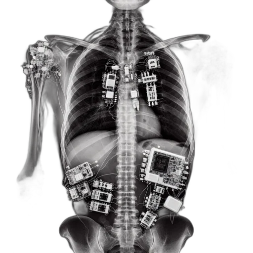 robot, jewelry, crown, jacket transparent PNG cut-out