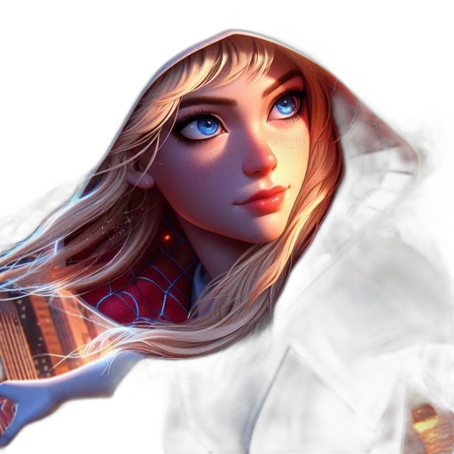 face, jacket, weapon, robot transparent PNG cut-out
