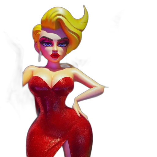 dress, concept art, 3d render, fantasy art transparent PNG cut-out