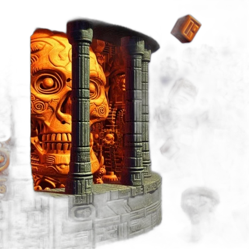 3d render, concept art, fantasy art, fantastical transparent PNG cut-out