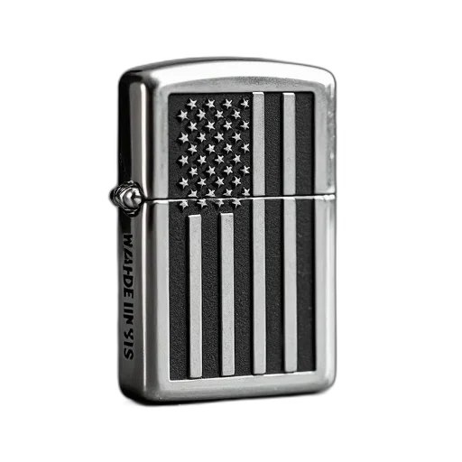weapon, silver, lighter, black transparent PNG cut-out