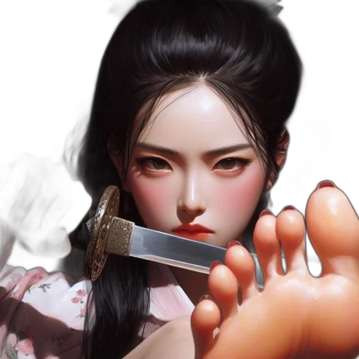 weapon, shoes, sword, face transparent PNG cut-out