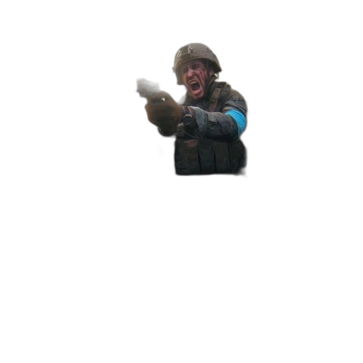 weapon, staff, jacket, animal transparent PNG cut-out