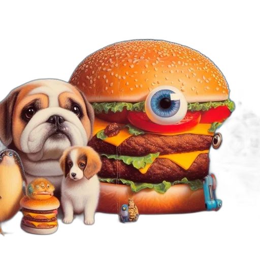 food, animal, photorealistic, concept art transparent PNG cut-out