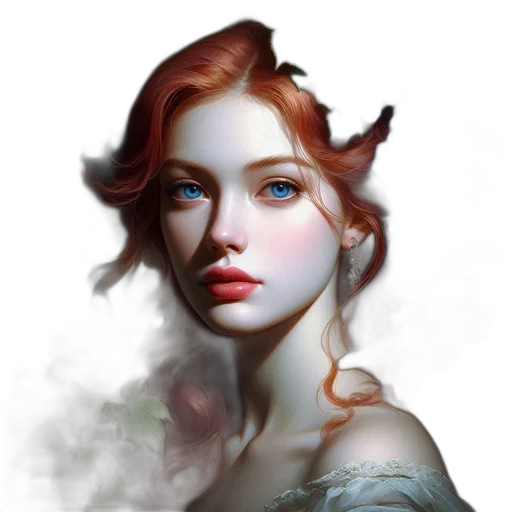 face, dragon, crown, dress transparent PNG cut-out