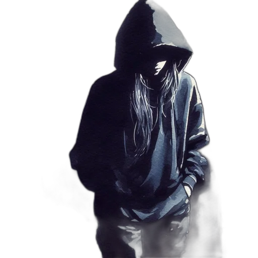 jacket, mask, face, staff transparent PNG cut-out