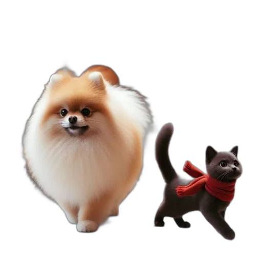 animal, staff, creature, 3d render transparent PNG cut-out